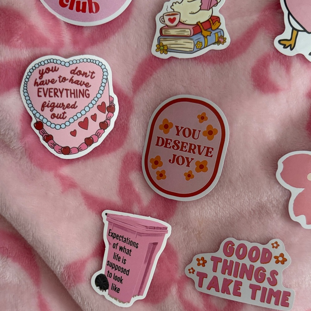 Pink is a personality sticker bundle - Picture 4 of 6